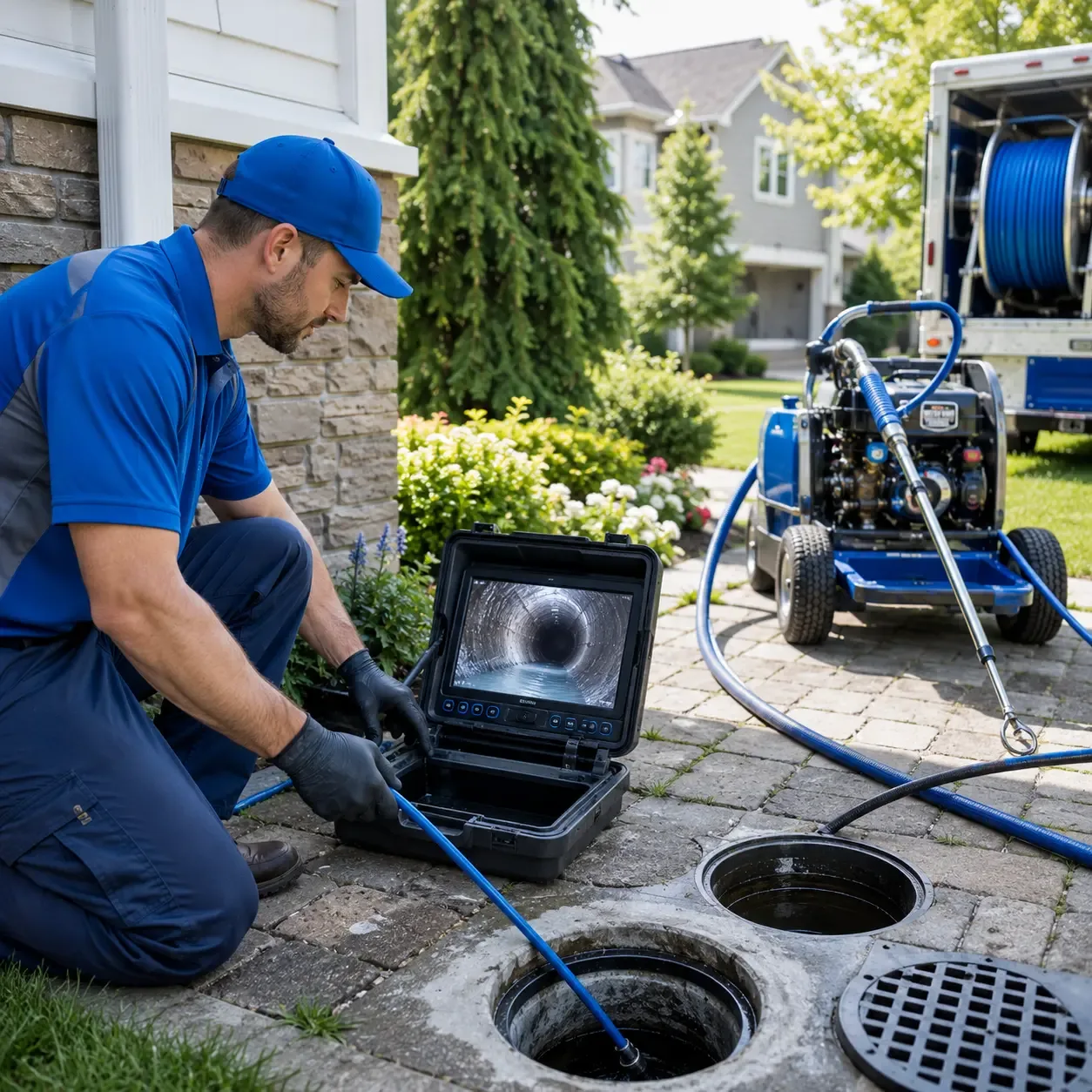 Outdoor drain cleaning professionals serving Uniontown, KY